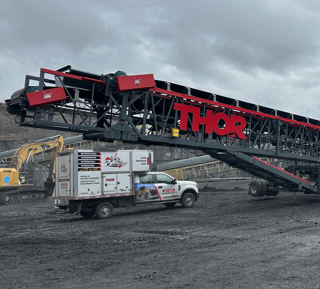 Camion de service ADF et convoyeur THOR